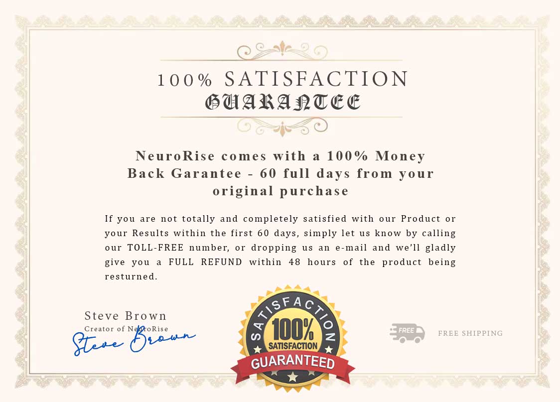 100% Satisfaction guarantee